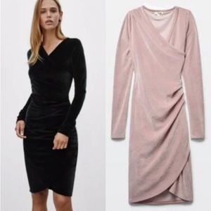 NEW⭐️Aritzia Wilfred⭐️Soft pink shimmer dress